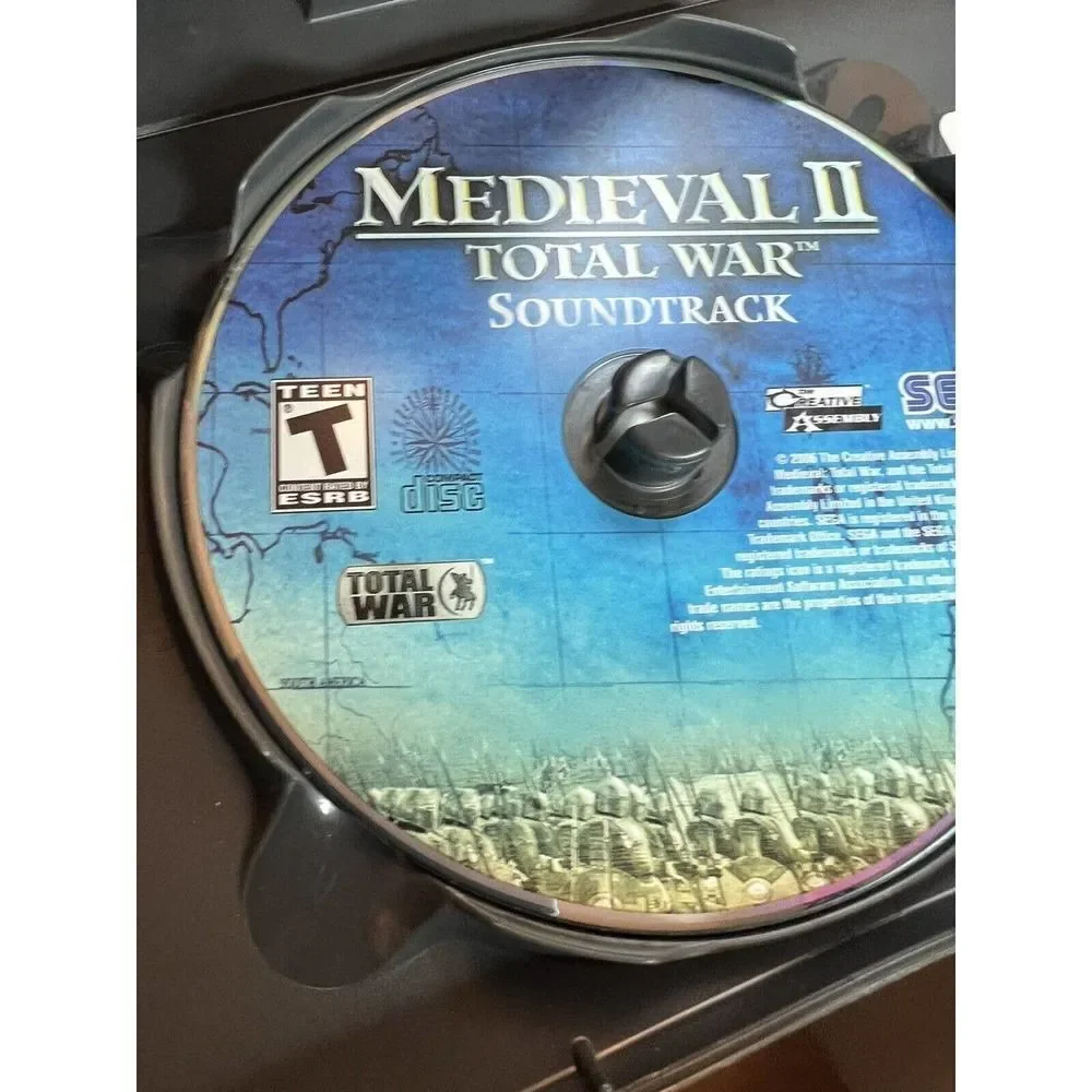 Medieval Ii: Total War Limited Edition (PC, 2006) SEGA 2 Disc Plus Soundtrack